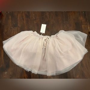NWT Jamie Kay pale pink soft tulle skirt size 5Y